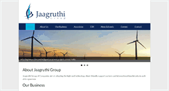 Desktop Screenshot of jaagruthi.in